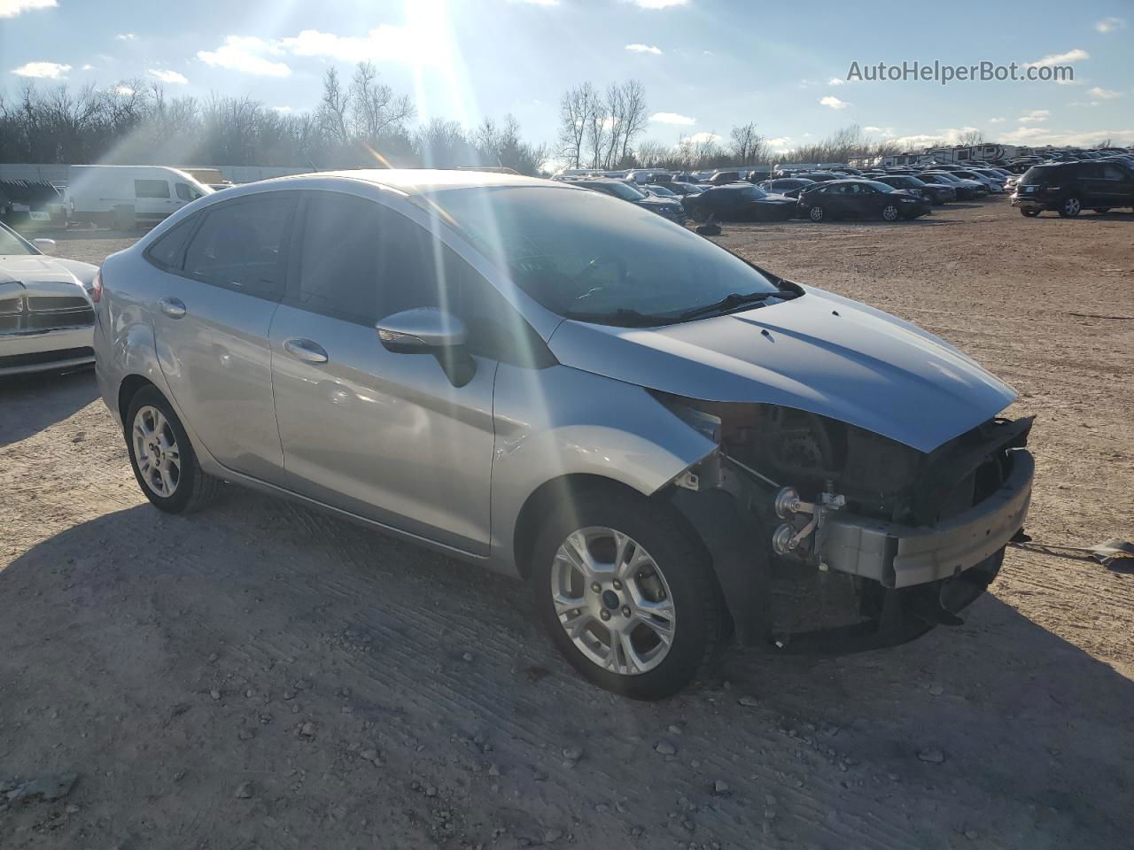 2016 Ford Fiesta Se Silver vin: 3FADP4BJ5GM162486