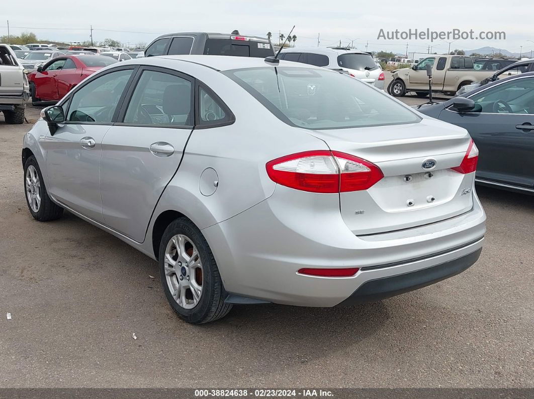 2016 Ford Fiesta Se Silver vin: 3FADP4BJ5GM179353