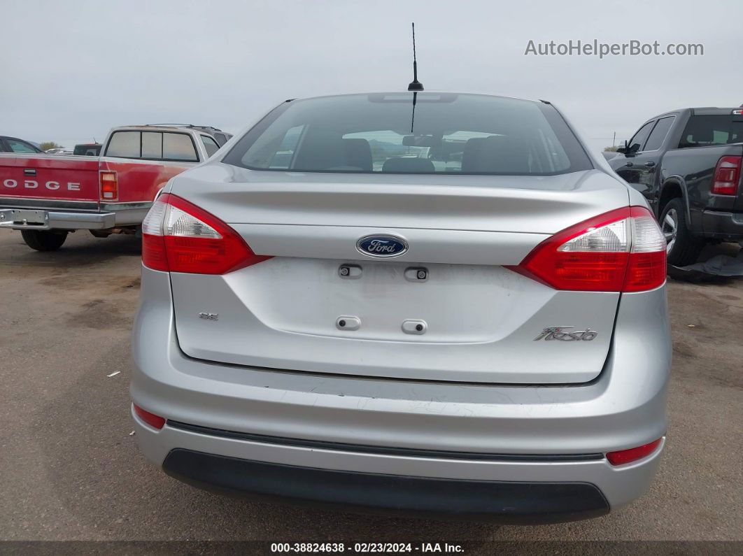 2016 Ford Fiesta Se Silver vin: 3FADP4BJ5GM179353