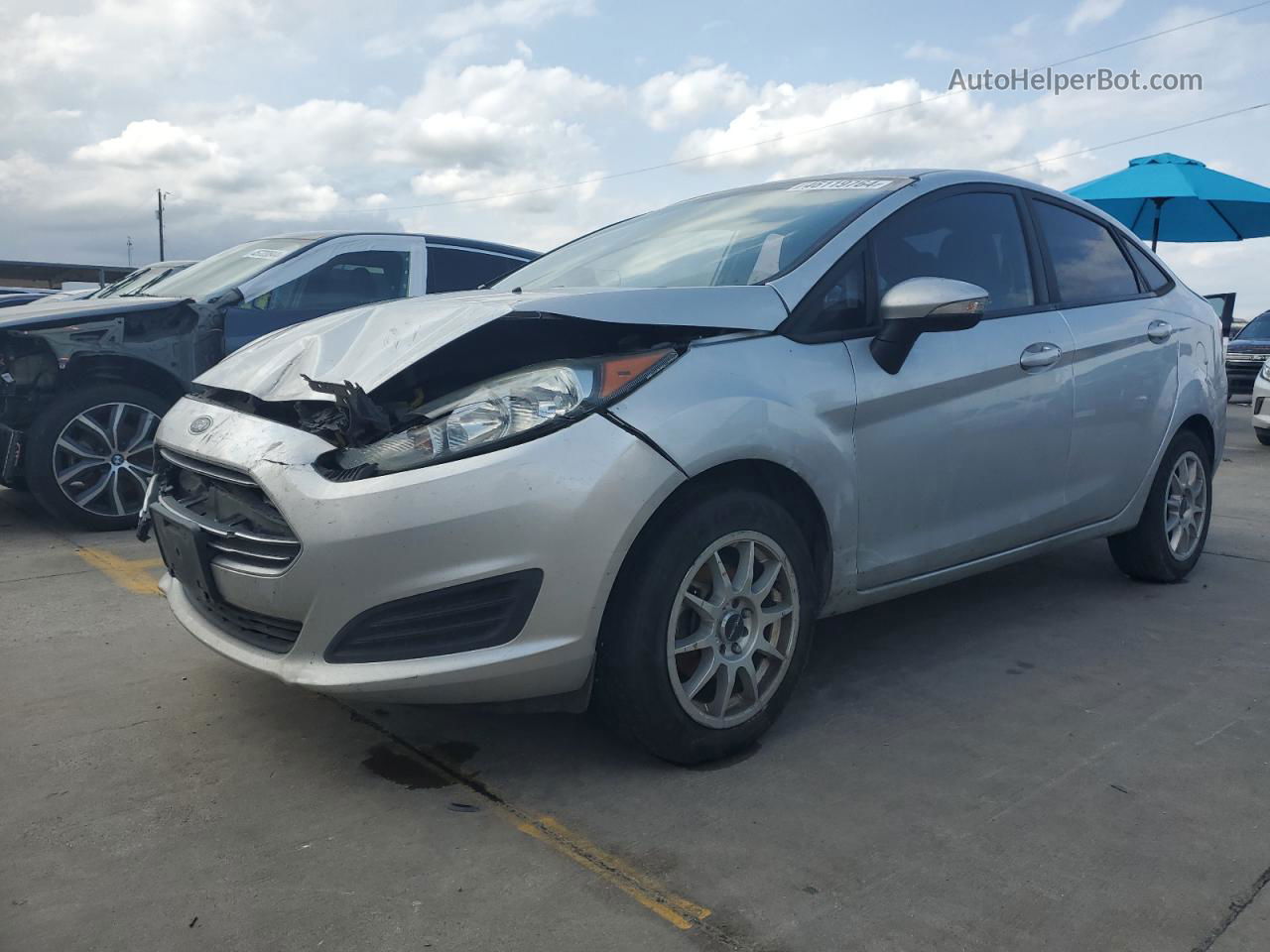 2016 Ford Fiesta Se Silver vin: 3FADP4BJ5GM188439