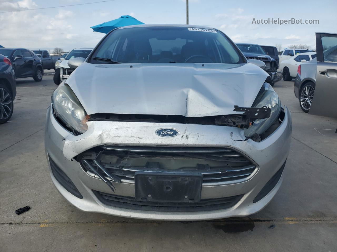 2016 Ford Fiesta Se Silver vin: 3FADP4BJ5GM188439