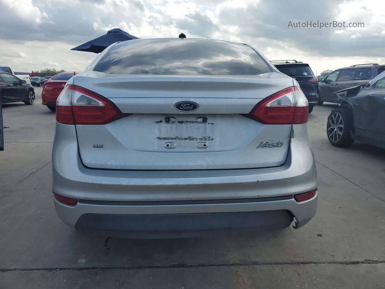 2016 Ford Fiesta Se Silver vin: 3FADP4BJ5GM188439