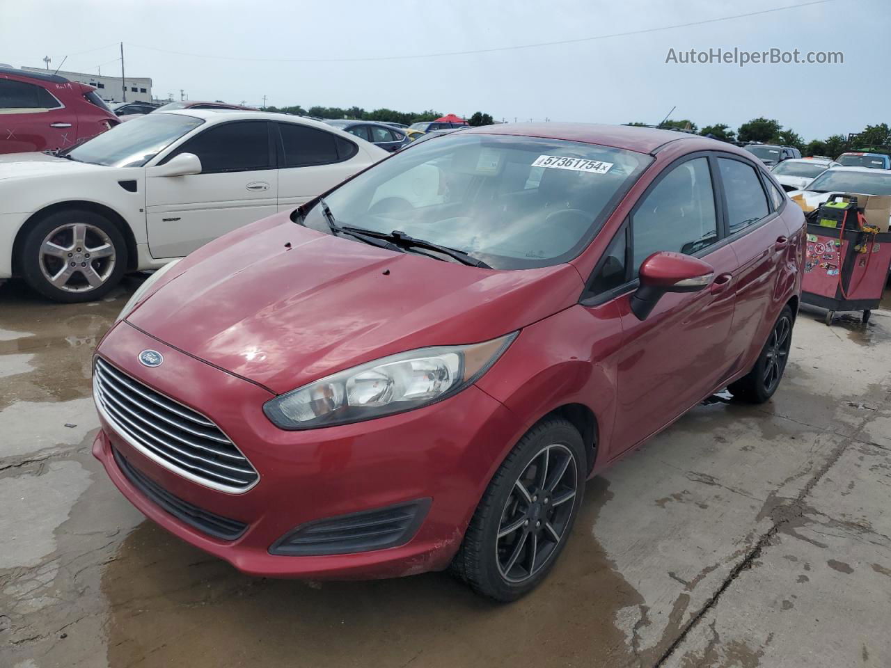 2016 Ford Fiesta Se Red vin: 3FADP4BJ5GM192913