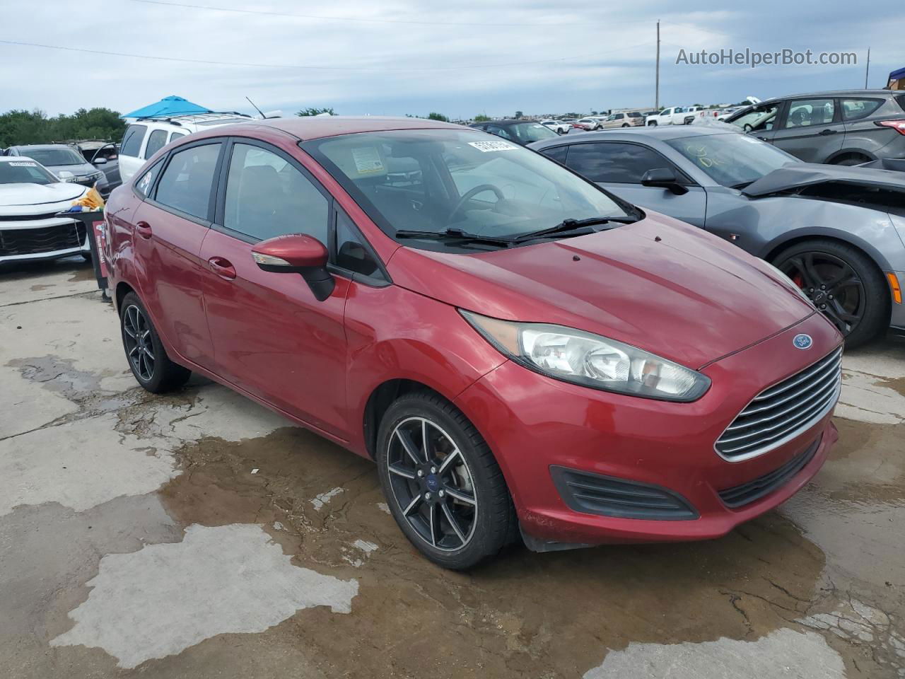 2016 Ford Fiesta Se Red vin: 3FADP4BJ5GM192913