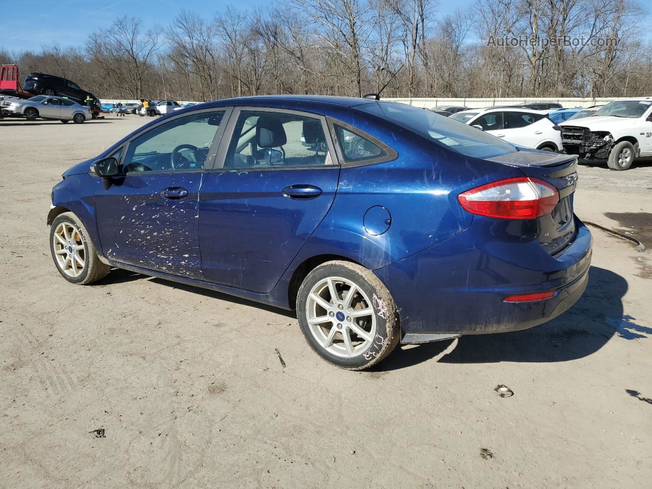 2016 Ford Fiesta Se Blue vin: 3FADP4BJ5GM193138