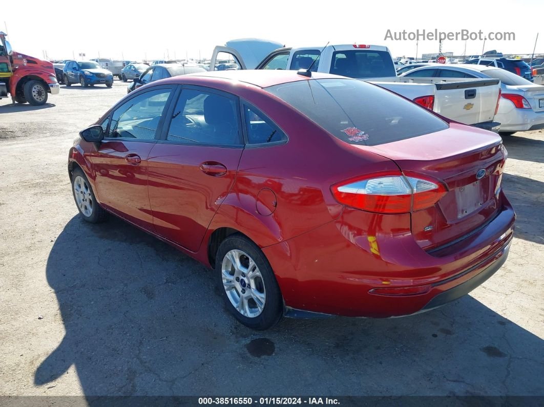 2016 Ford Fiesta Se Red vin: 3FADP4BJ5GM195021