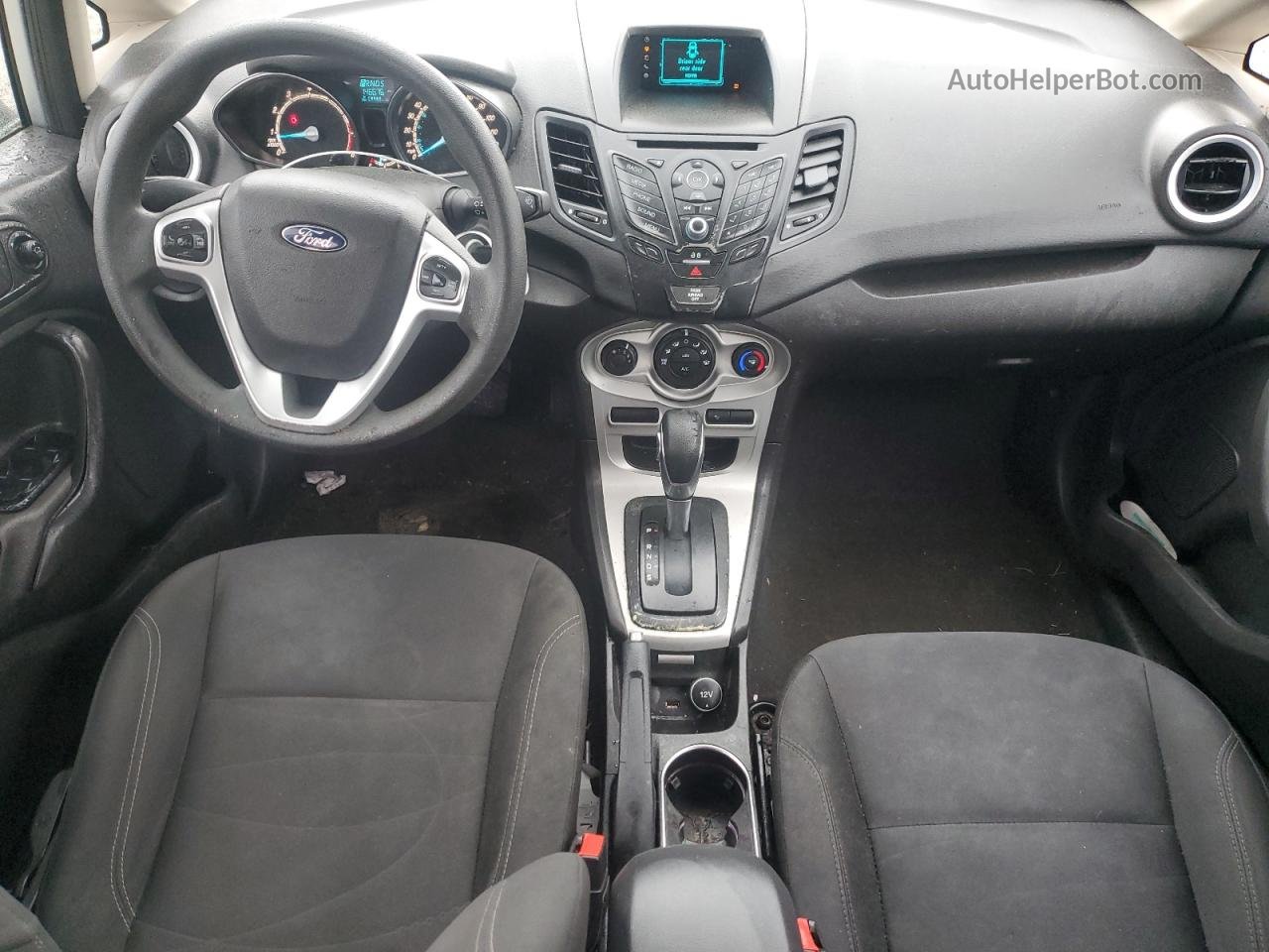 2017 Ford Fiesta Se Gray vin: 3FADP4BJ5HM110311