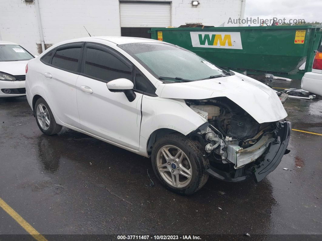 2017 Ford Fiesta Se White vin: 3FADP4BJ5HM110423