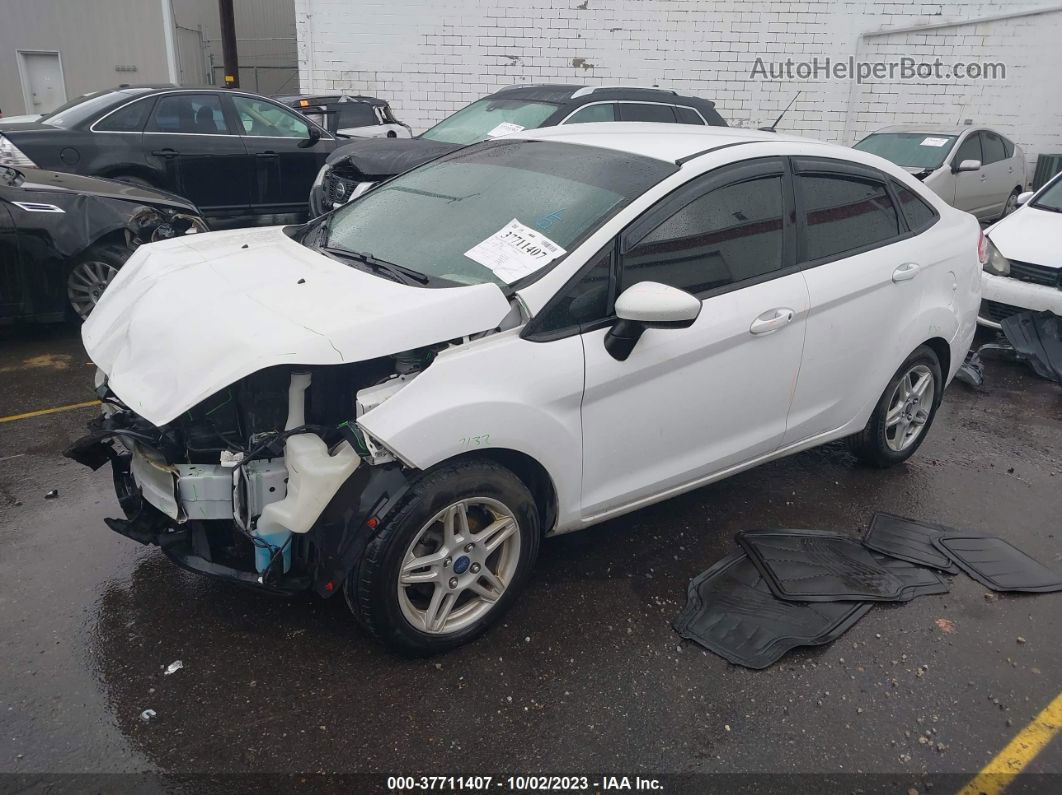 2017 Ford Fiesta Se White vin: 3FADP4BJ5HM110423