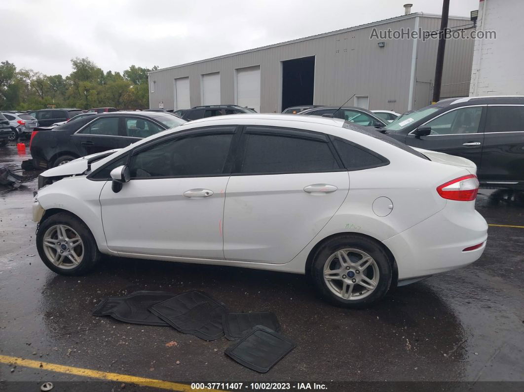 2017 Ford Fiesta Se White vin: 3FADP4BJ5HM110423