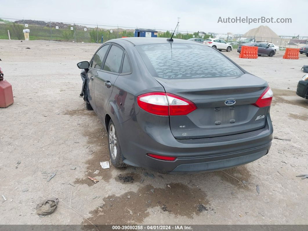 2017 Ford Fiesta Se Gray vin: 3FADP4BJ5HM143194