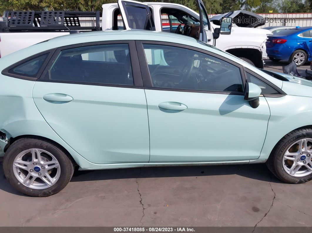 2017 Ford Fiesta Se Teal vin: 3FADP4BJ5HM157824