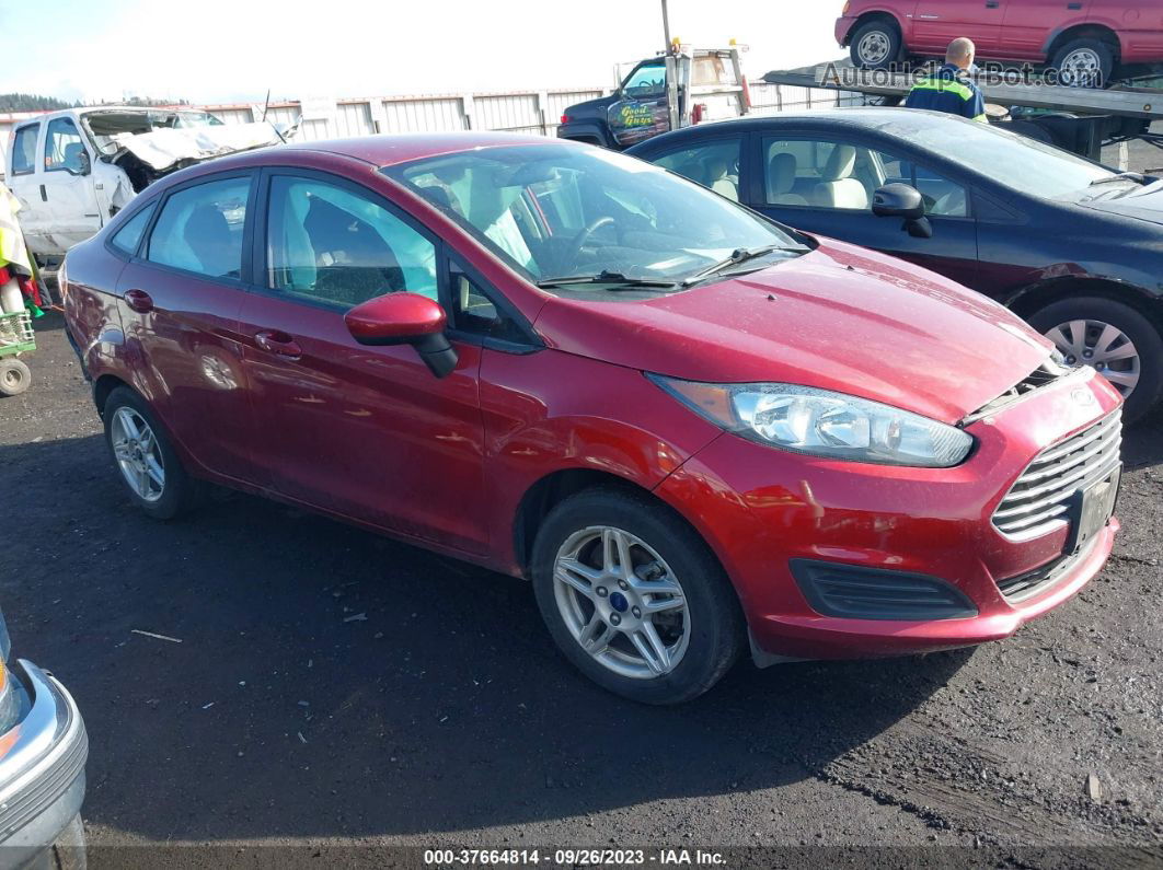 2017 Ford Fiesta Se Red vin: 3FADP4BJ5HM158424