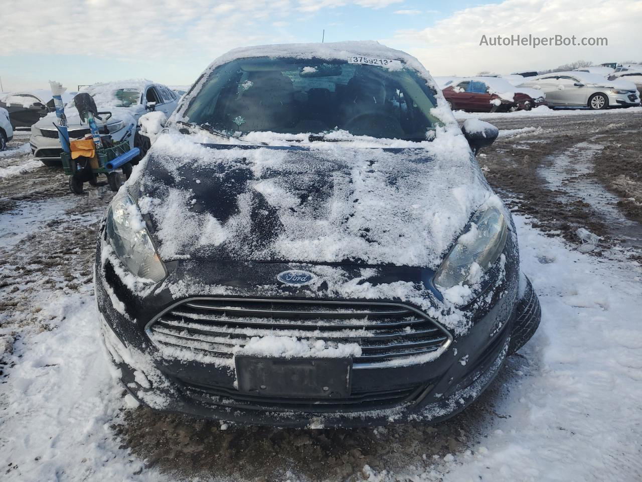 2017 Ford Fiesta Se Black vin: 3FADP4BJ5HM164353