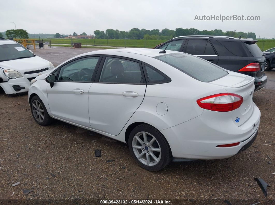 2017 Ford Fiesta Se White vin: 3FADP4BJ5HM168225