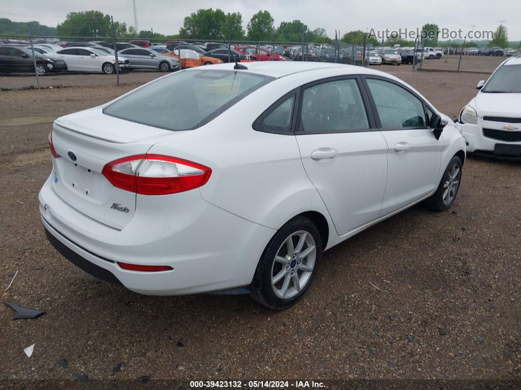 2017 Ford Fiesta Se White vin: 3FADP4BJ5HM168225