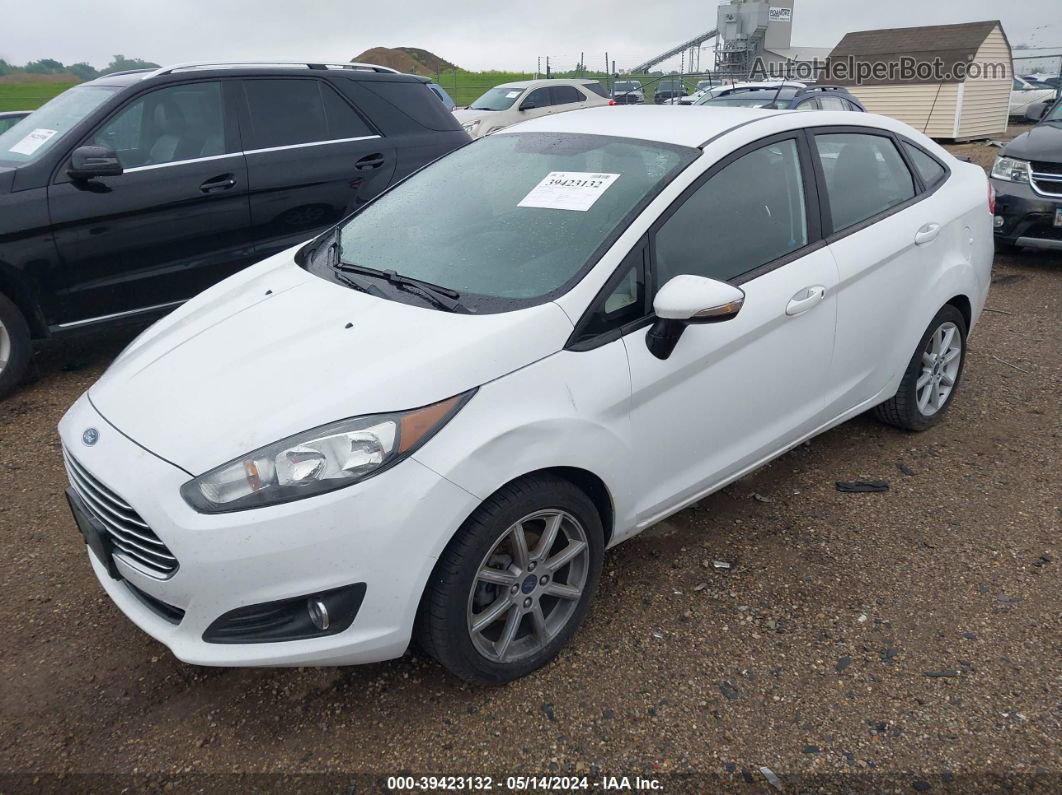 2017 Ford Fiesta Se White vin: 3FADP4BJ5HM168225