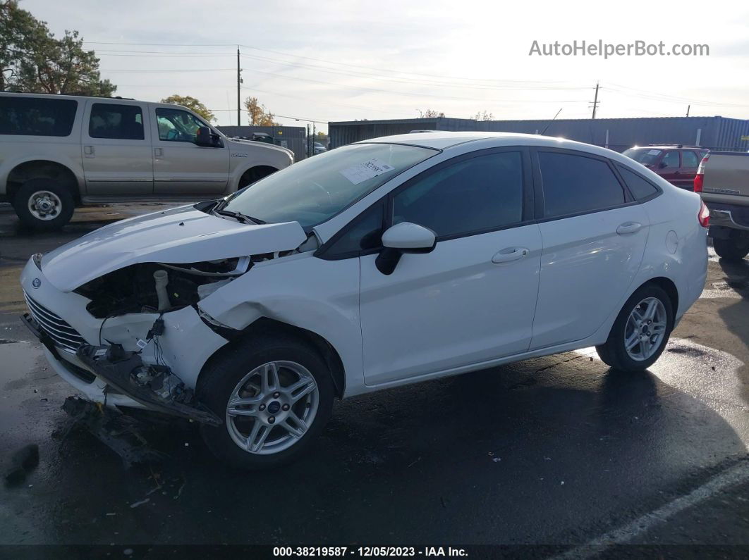 2019 Ford Fiesta Se White vin: 3FADP4BJ5KM117069