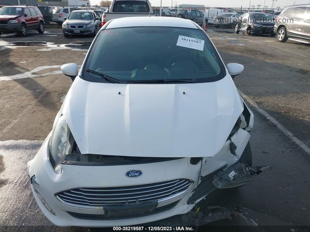 2019 Ford Fiesta Se White vin: 3FADP4BJ5KM117069