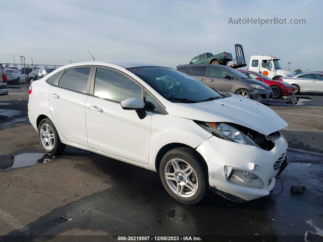 2019 Ford Fiesta Se Белый vin: 3FADP4BJ5KM117069