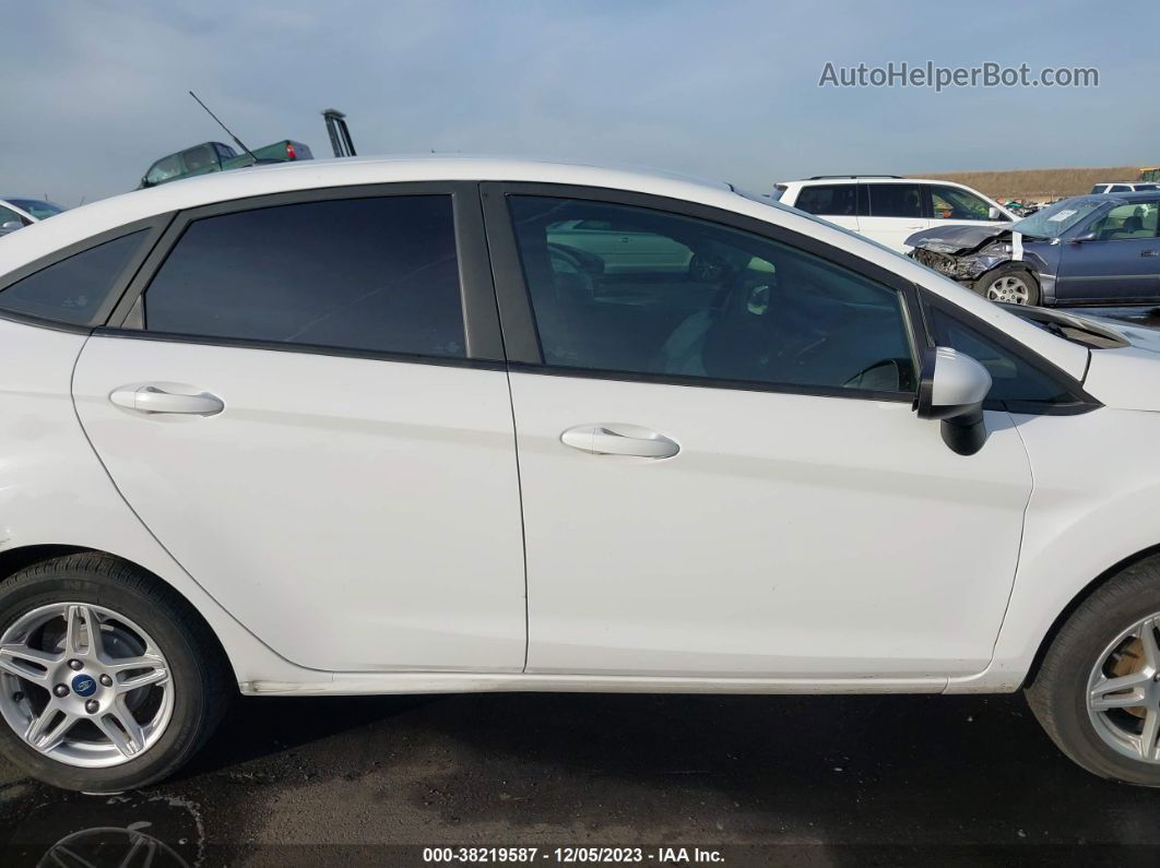 2019 Ford Fiesta Se White vin: 3FADP4BJ5KM117069