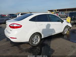 2019 Ford Fiesta Se White vin: 3FADP4BJ5KM117069