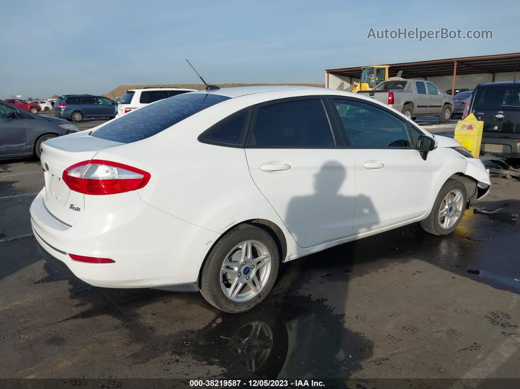 2019 Ford Fiesta Se White vin: 3FADP4BJ5KM117069