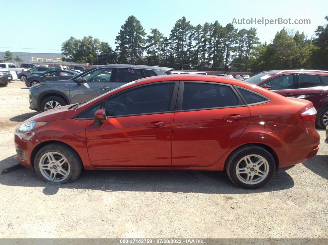 2019 Ford Fiesta Se Orange vin: 3FADP4BJ5KM119873