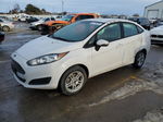 2019 Ford Fiesta Se White vin: 3FADP4BJ5KM130002