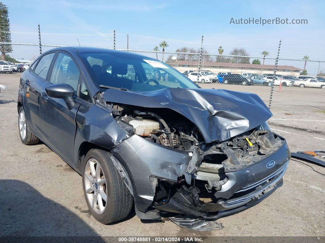 2019 Ford Fiesta Se Gray vin: 3FADP4BJ5KM133675