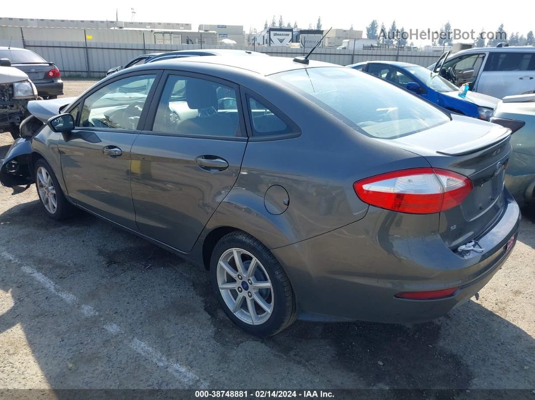 2019 Ford Fiesta Se Gray vin: 3FADP4BJ5KM133675