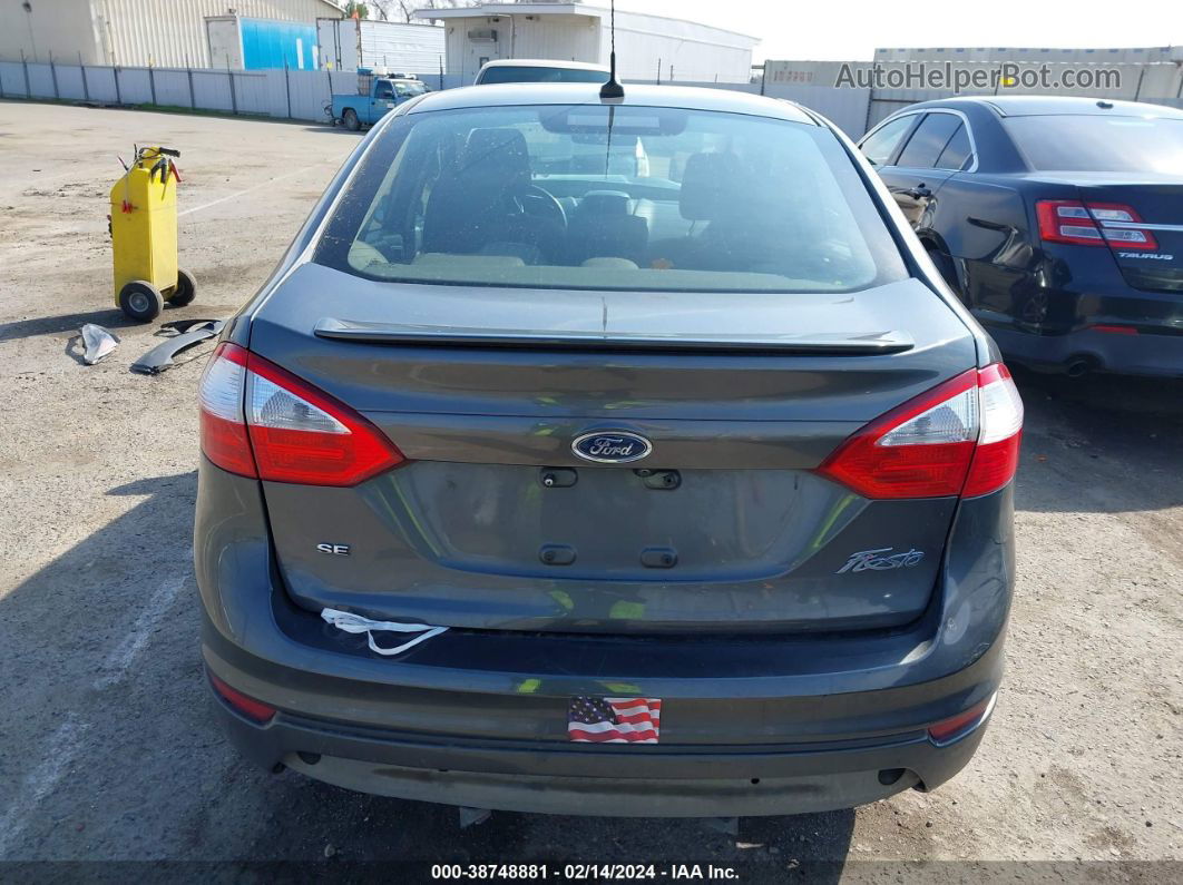 2019 Ford Fiesta Se Gray vin: 3FADP4BJ5KM133675