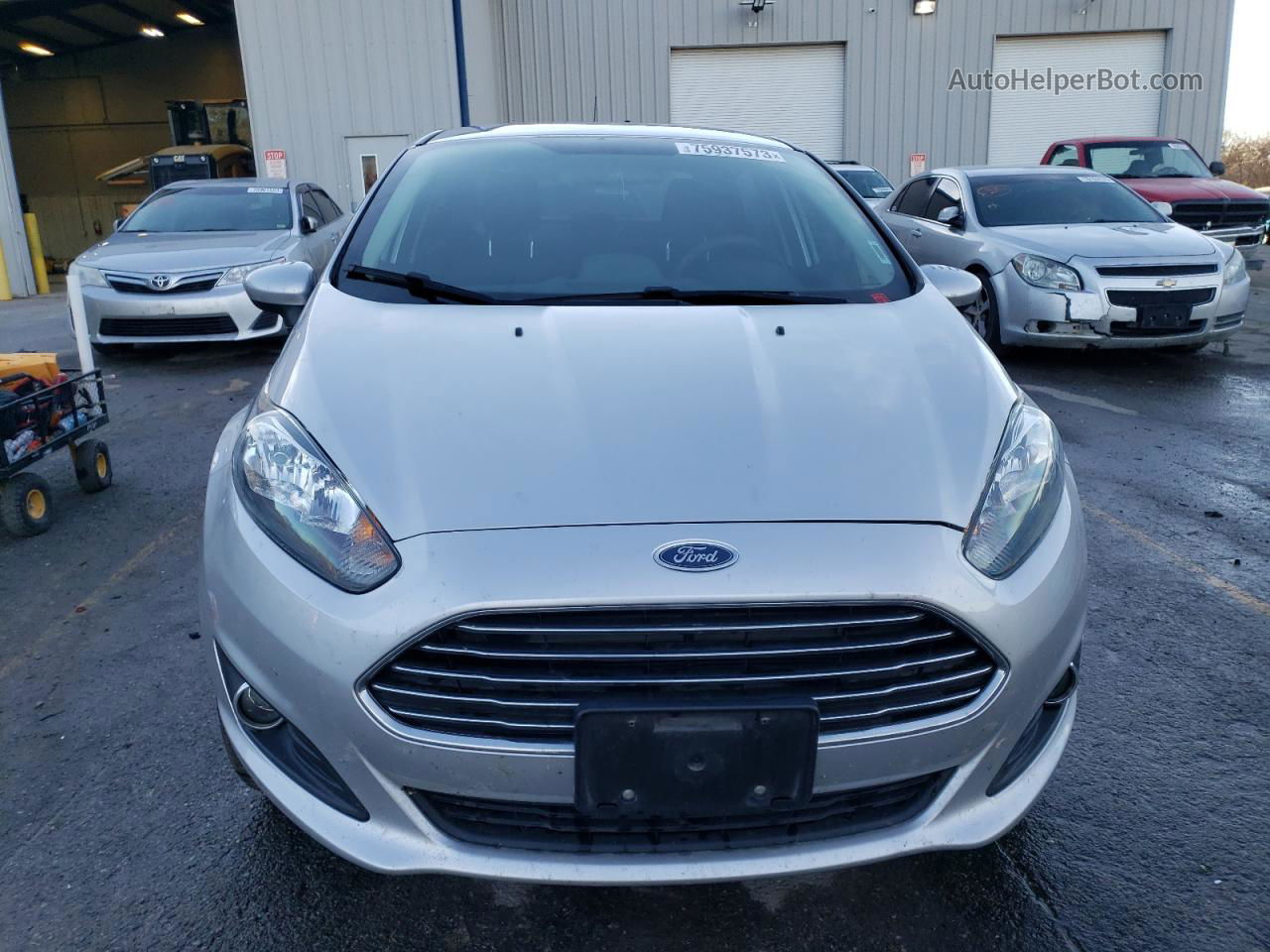 2019 Ford Fiesta Se Silver vin: 3FADP4BJ5KM137015