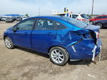 2019 Ford Fiesta Se Синий vin: 3FADP4BJ5KM162741