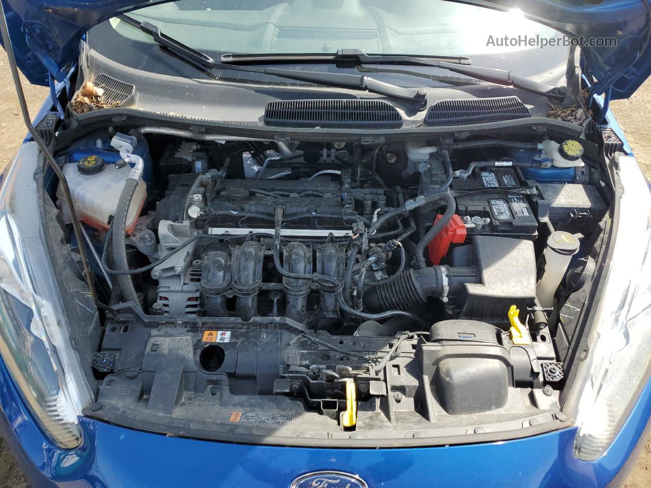 2019 Ford Fiesta Se Blue vin: 3FADP4BJ5KM162741