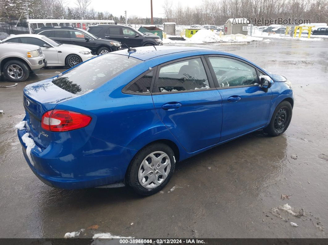 2011 Ford Fiesta Se Blue vin: 3FADP4BJ6BM155913