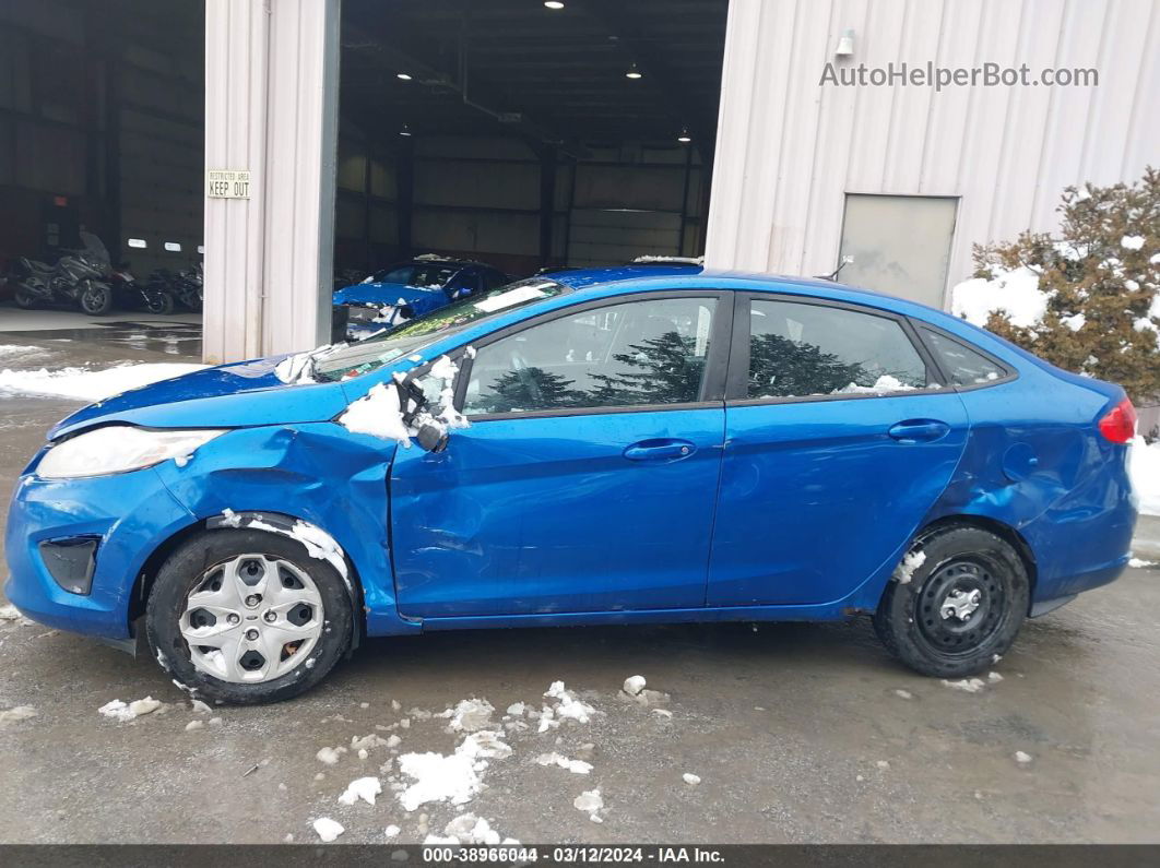 2011 Ford Fiesta Se Blue vin: 3FADP4BJ6BM155913