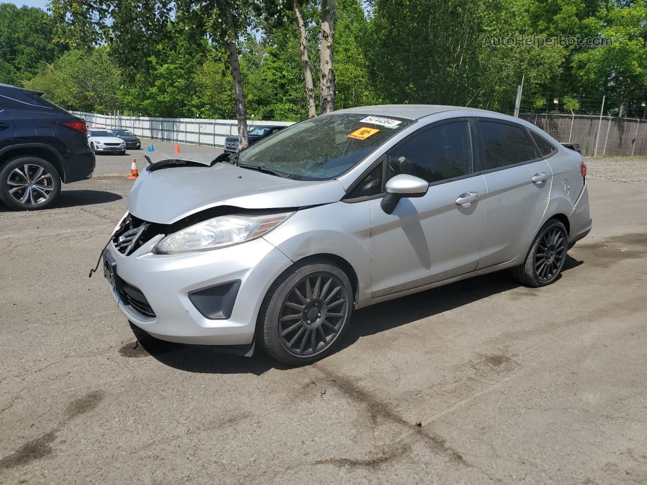 2011 Ford Fiesta Se Silver vin: 3FADP4BJ6BM160058