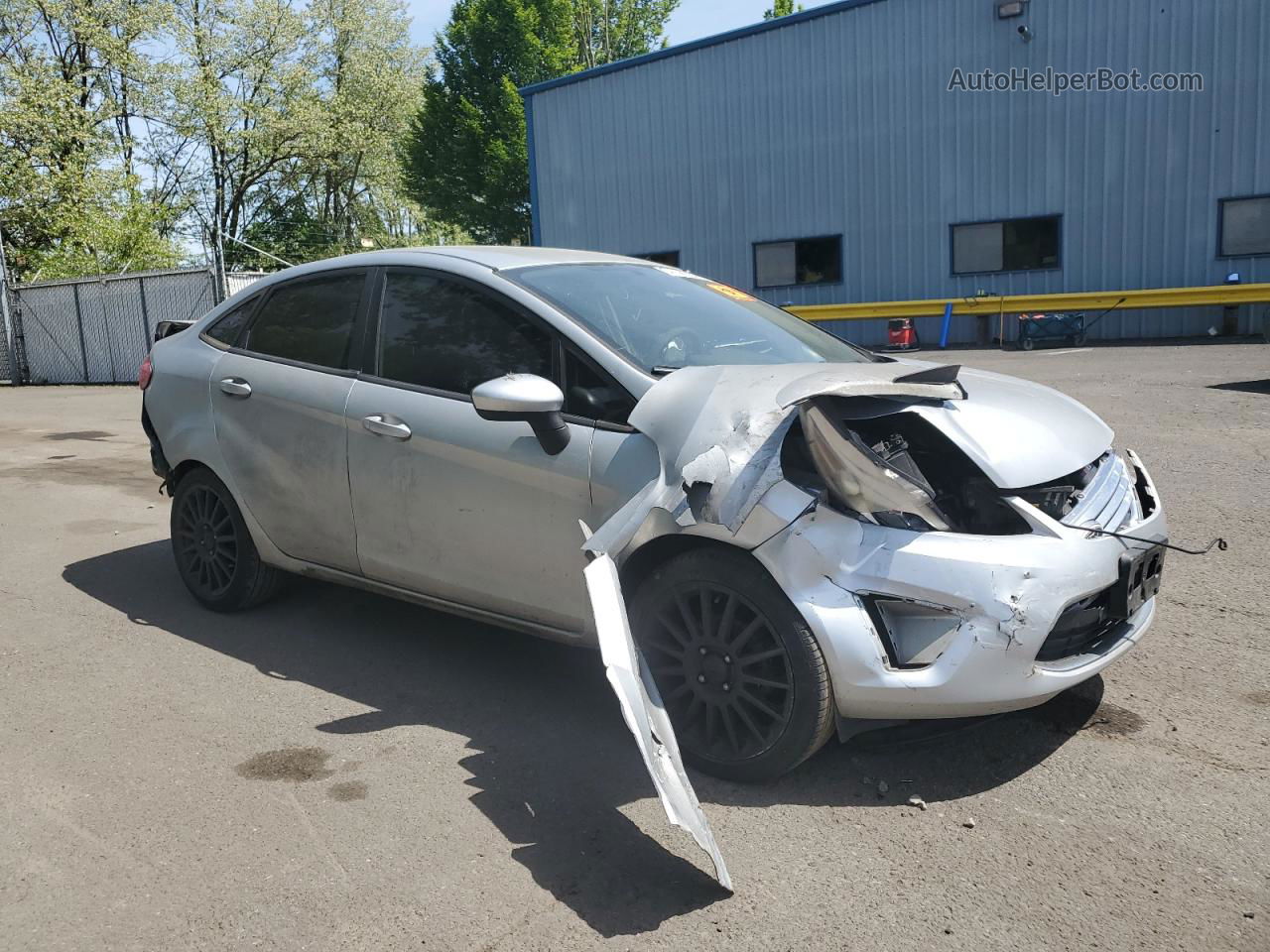 2011 Ford Fiesta Se Silver vin: 3FADP4BJ6BM160058