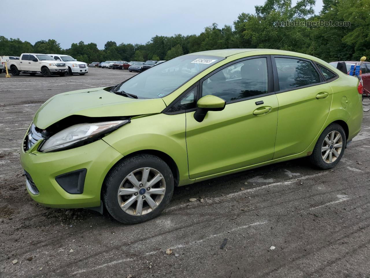 2011 Ford Fiesta Se Green vin: 3FADP4BJ6BM171450