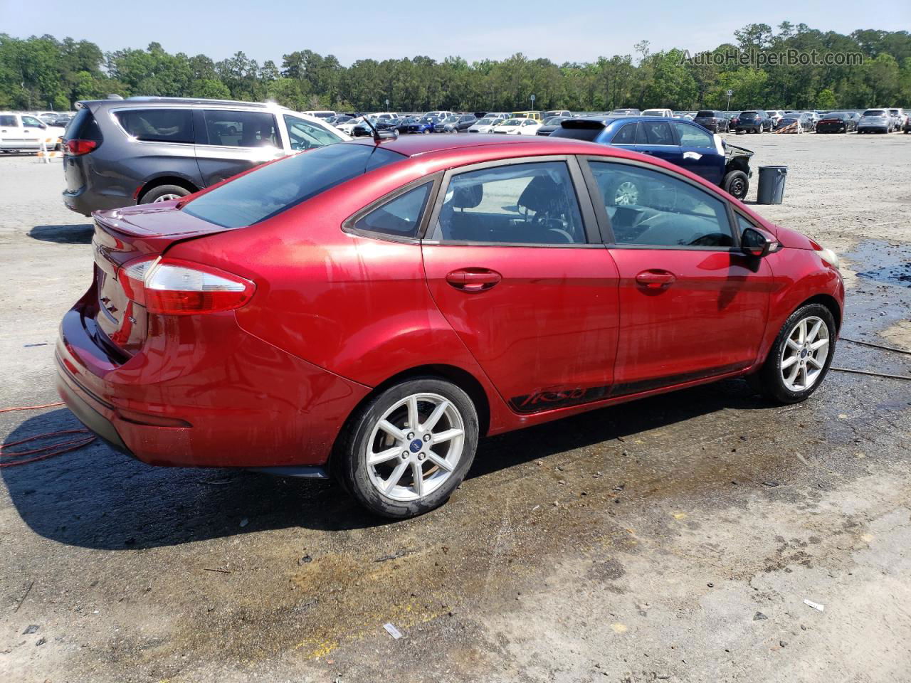 2015 Ford Fiesta Se Red vin: 3FADP4BJ6FM160017