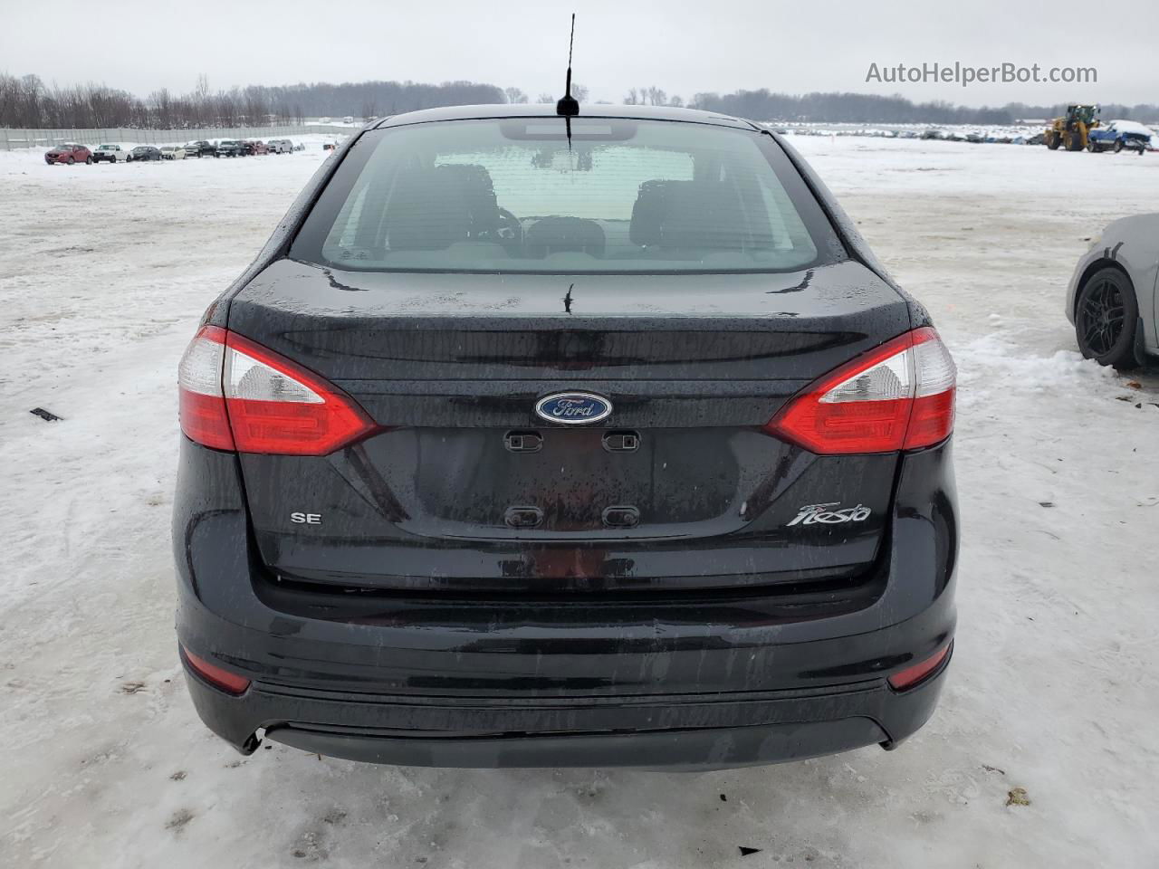 2015 Ford Fiesta Se Black vin: 3FADP4BJ6FM181594