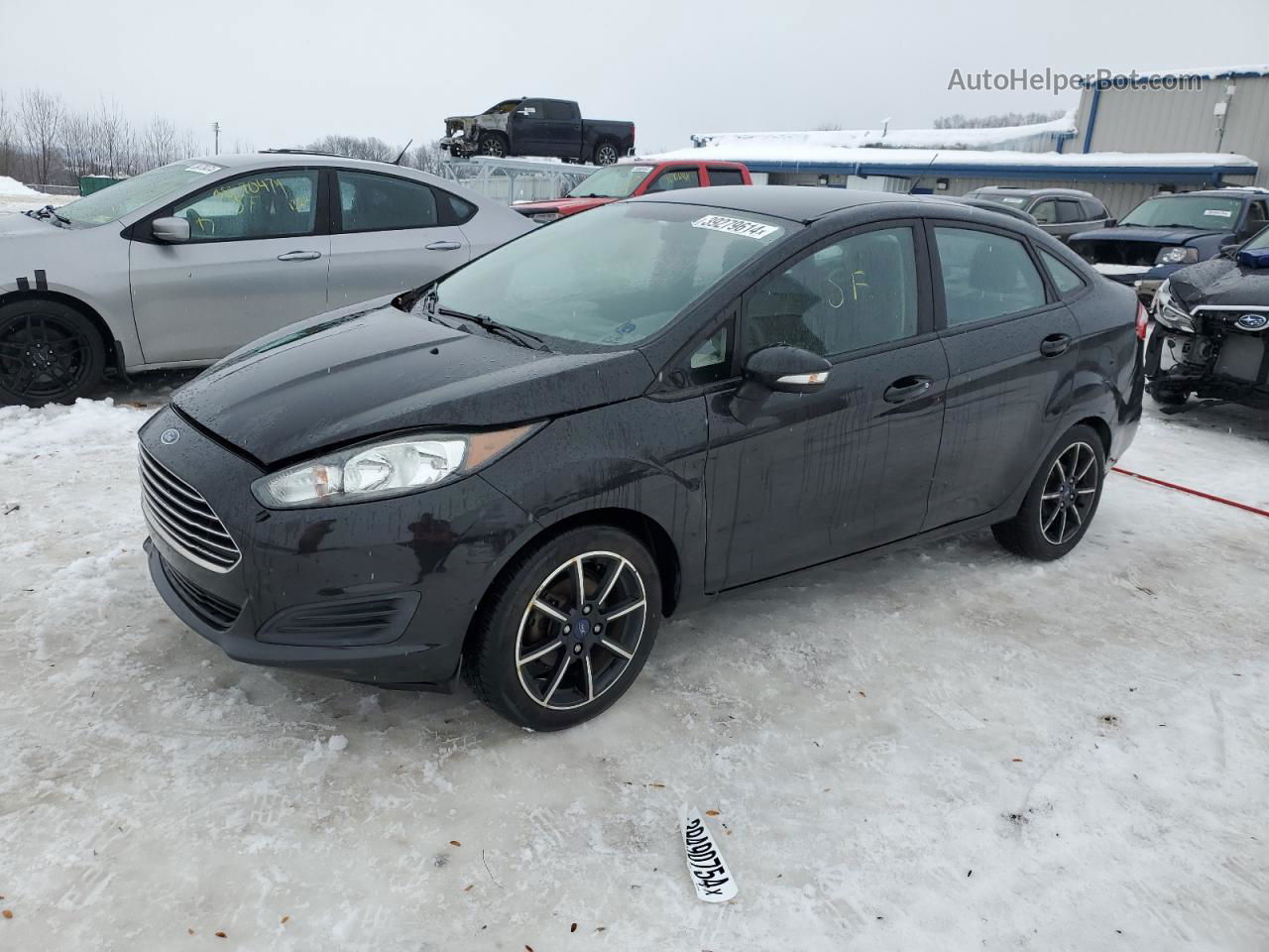 2015 Ford Fiesta Se Black vin: 3FADP4BJ6FM181594