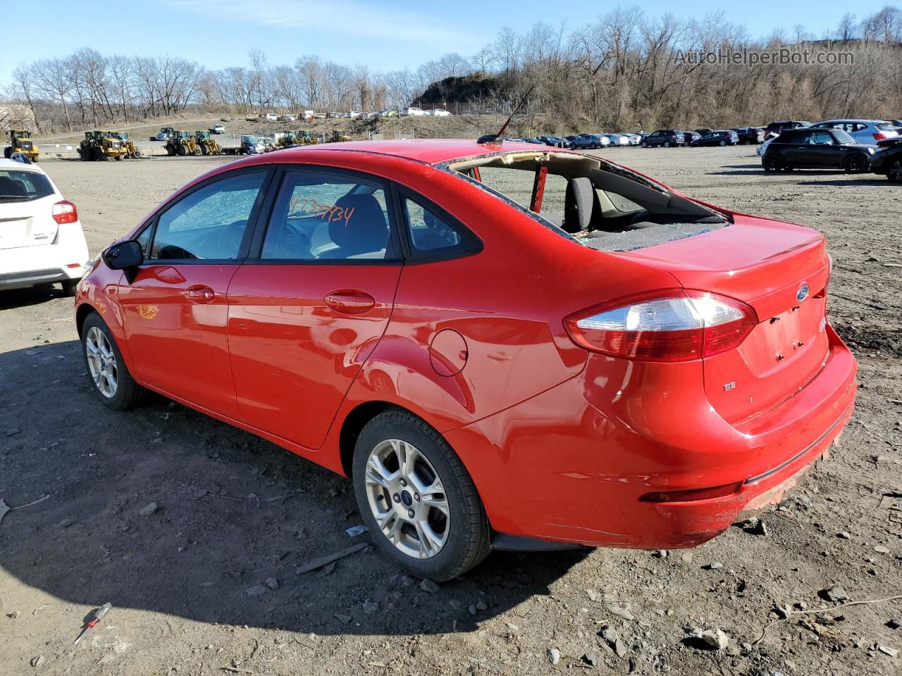 2015 Ford Fiesta Se Red vin: 3FADP4BJ6FM218725