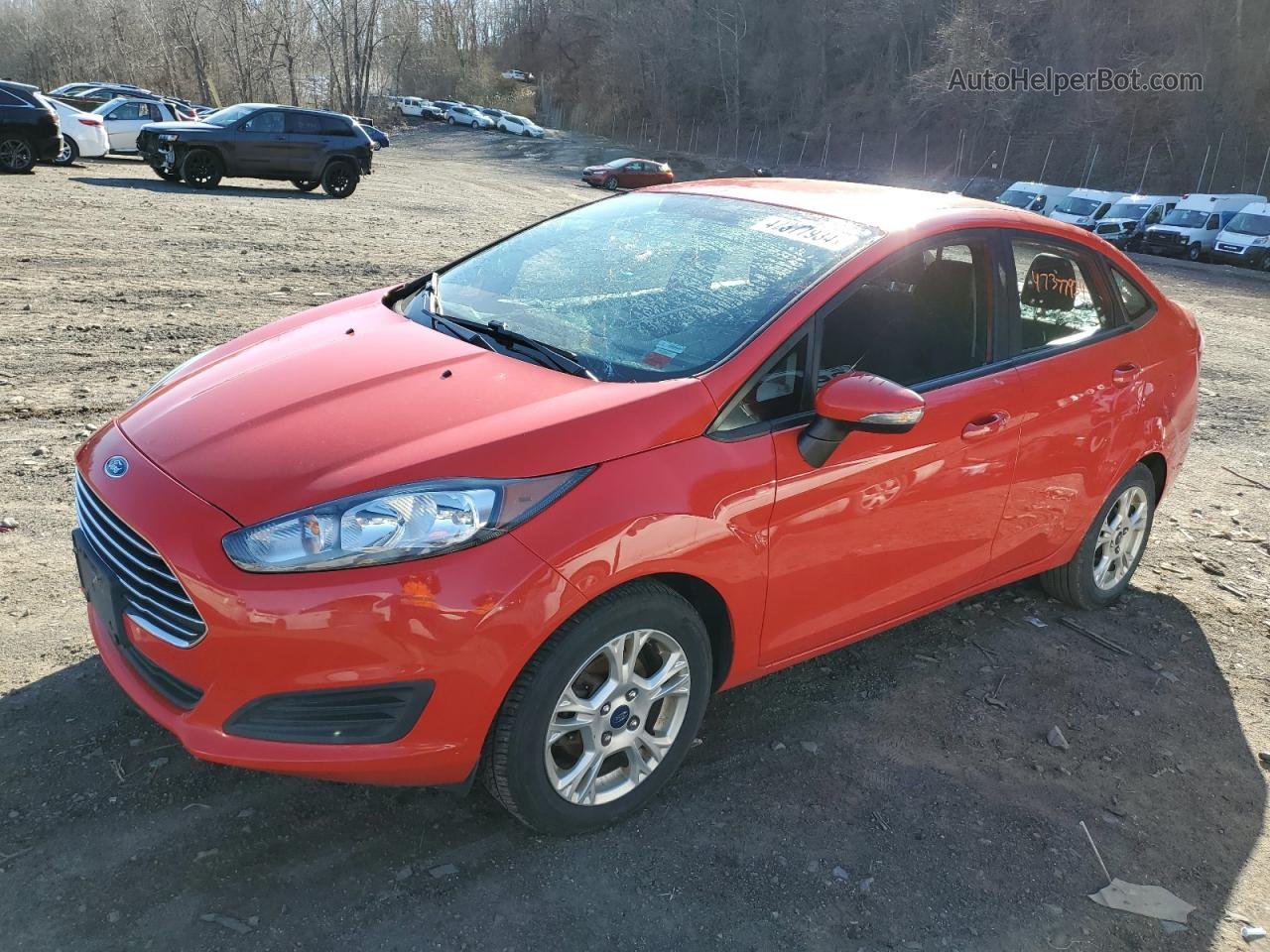 2015 Ford Fiesta Se Red vin: 3FADP4BJ6FM218725