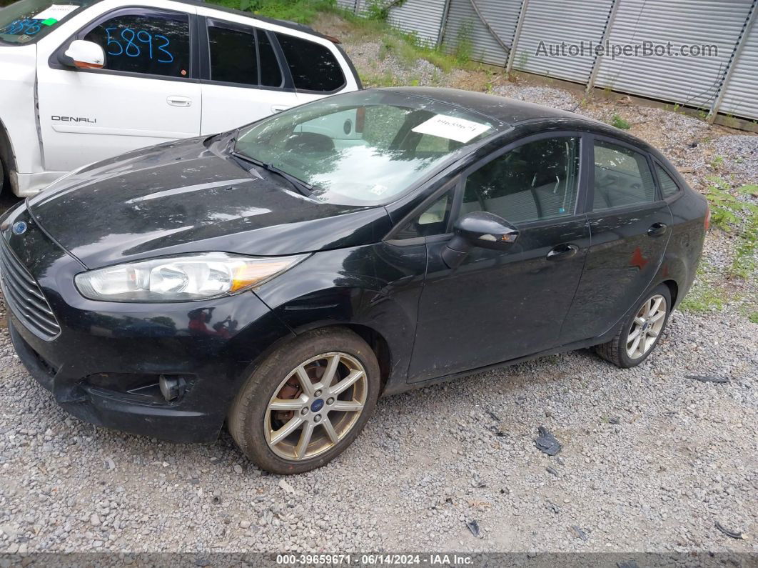 2016 Ford Fiesta Se Black vin: 3FADP4BJ6GM119243