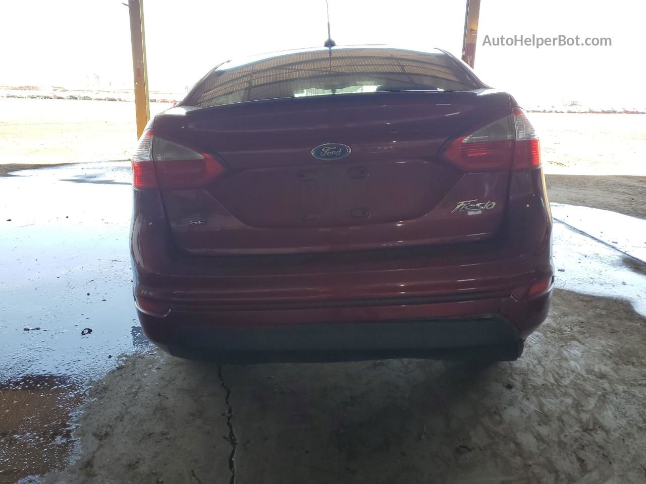 2016 Ford Fiesta Se Brown vin: 3FADP4BJ6GM119971