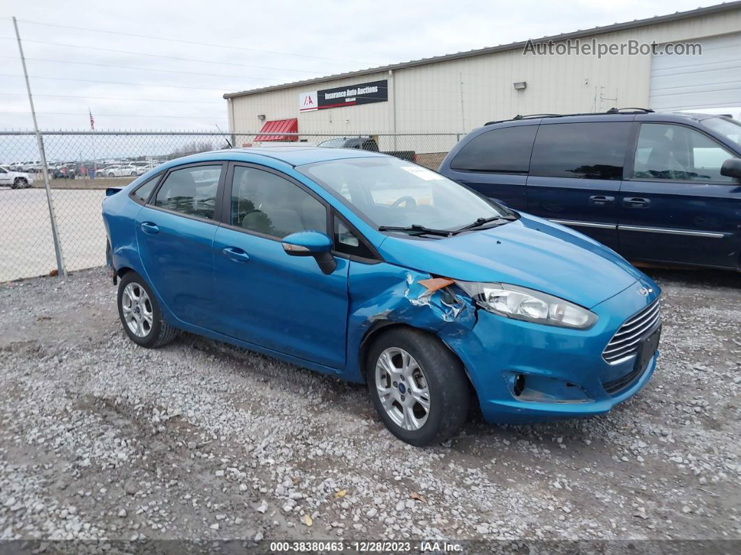 2016 Ford Fiesta Se Синий vin: 3FADP4BJ6GM144059