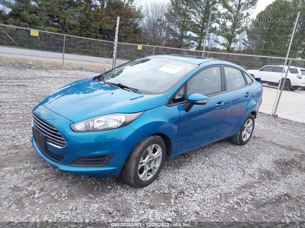 2016 Ford Fiesta Se Синий vin: 3FADP4BJ6GM144059