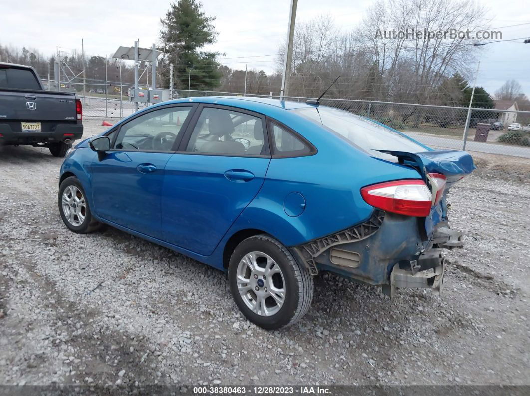 2016 Ford Fiesta Se Синий vin: 3FADP4BJ6GM144059